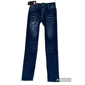 NWT Sacred Threads One Size Jean Jeggings Stretchy, Comfortable, Wide Waistband